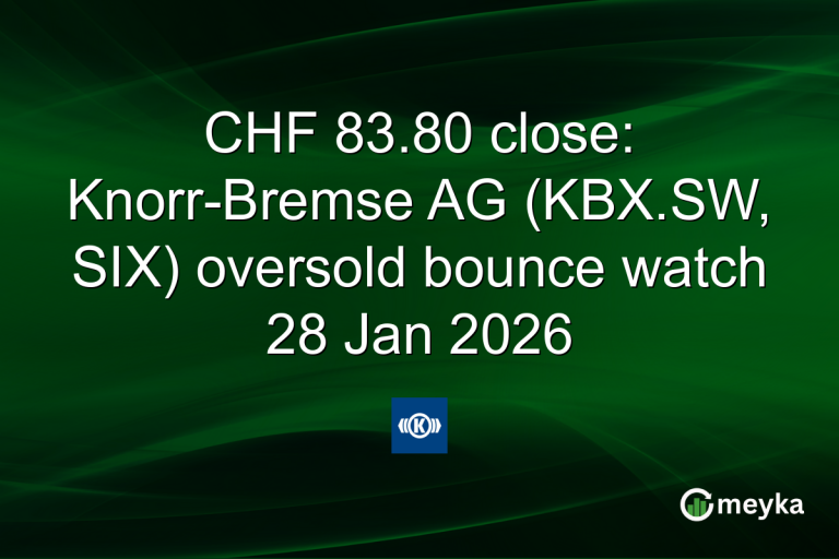 CHF 83.80 close: Knorr-Bremse AG (KBX.SW, SIX) oversold bounce watch 28 Jan 2026