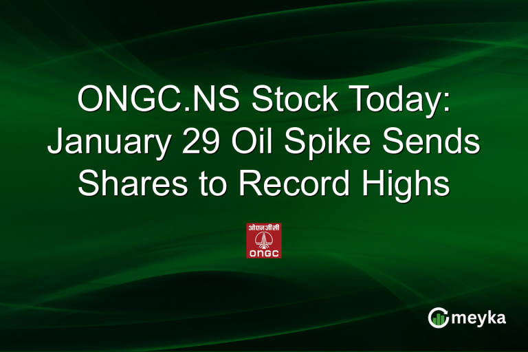 ONGC.NS Stock Today: January 29 Oil Spike Sends Shares to Record Highs