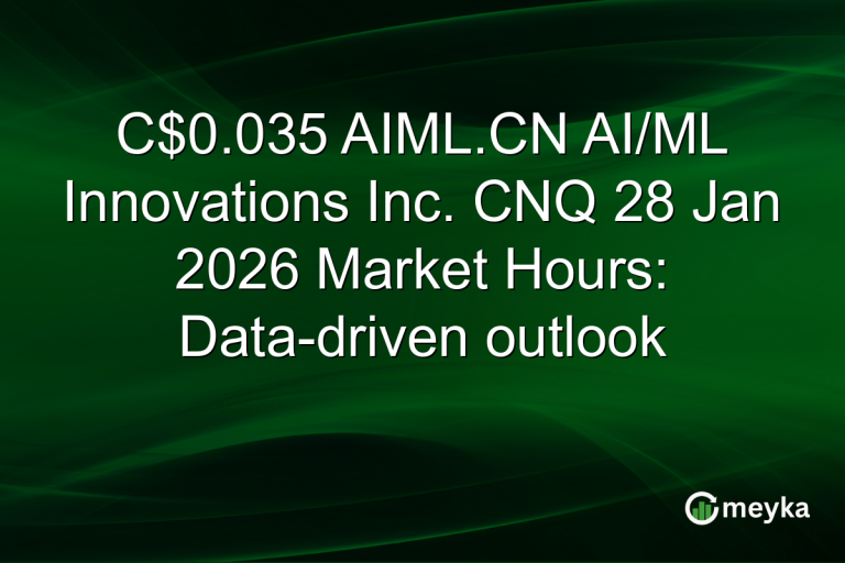 C$0.035 AIML.CN AI/ML Innovations Inc. CNQ 28 Jan 2026 Market Hours: Data-driven outlook