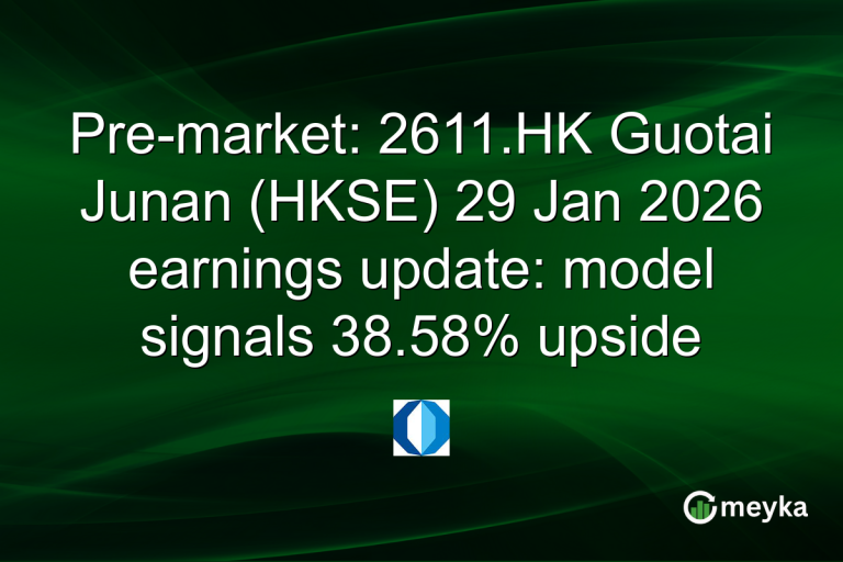 Pre-market: 2611.HK Guotai Junan (HKSE) 29 Jan 2026 earnings update: model signals 38.58% upside