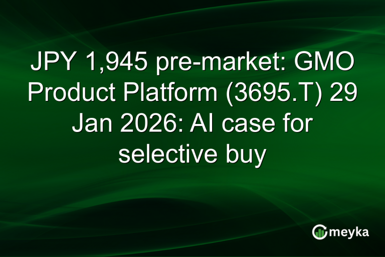 JPY 1,945 pre-market: GMO Product Platform (3695.T) 29 Jan 2026: AI case for selective buy