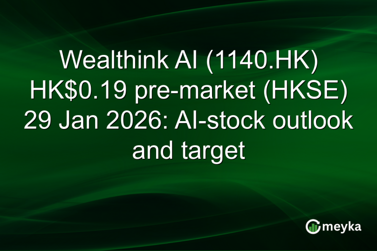 Wealthink AI (1140.HK) HK$0.19 pre-market (HKSE) 29 Jan 2026: AI-stock outlook and target