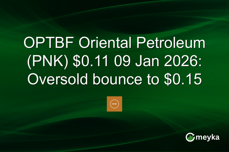 OPTBF Oriental Petroleum (PNK) $0.11 09 Jan 2026: Oversold bounce to $0.15