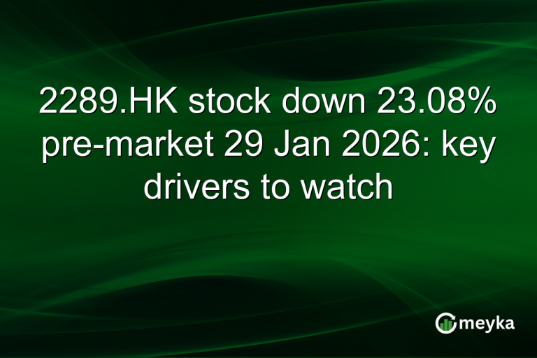2289.HK stock down 23.08% pre-market 29 Jan 2026: key drivers to watch