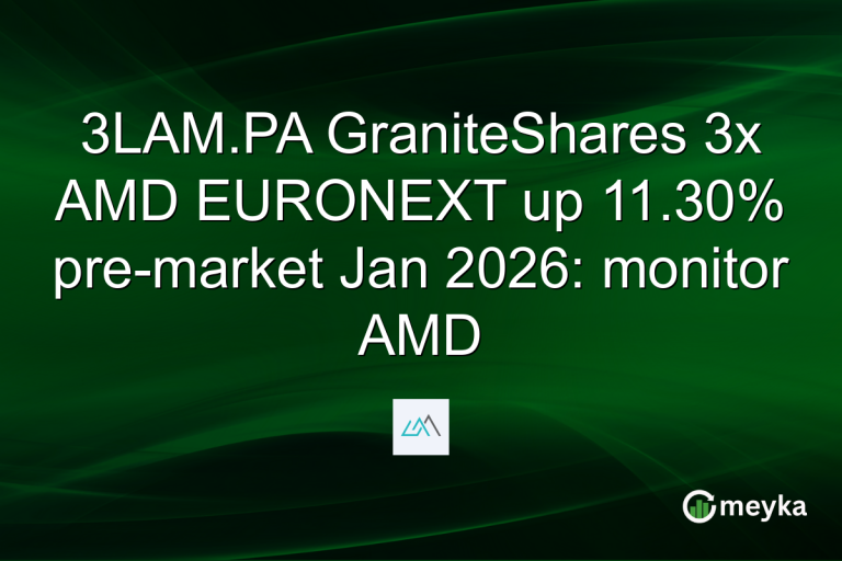 3LAM.PA GraniteShares 3x AMD EURONEXT up 11.30% pre-market Jan 2026: monitor AMD