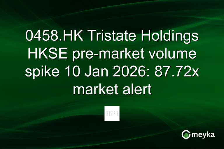 0458.HK Tristate Holdings HKSE pre-market volume spike 10 Jan 2026: 87.72x market alert