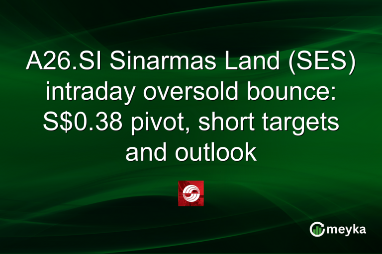 A26.SI Sinarmas Land (SES) intraday oversold bounce: S$0.38 pivot, short targets and outlook