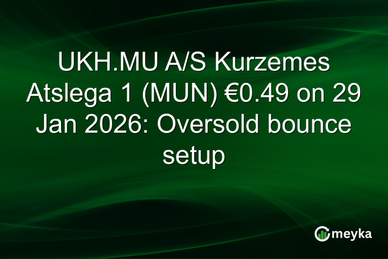 UKH.MU A/S Kurzemes Atslega 1 (MUN) €0.49 on 29 Jan 2026: Oversold bounce setup