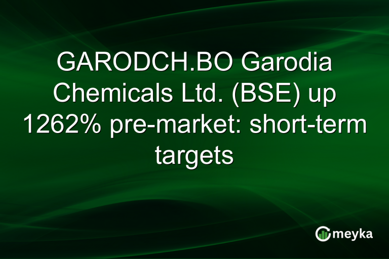 GARODCH.BO Garodia Chemicals Ltd. (BSE) up 1262% pre-market: short-term targets