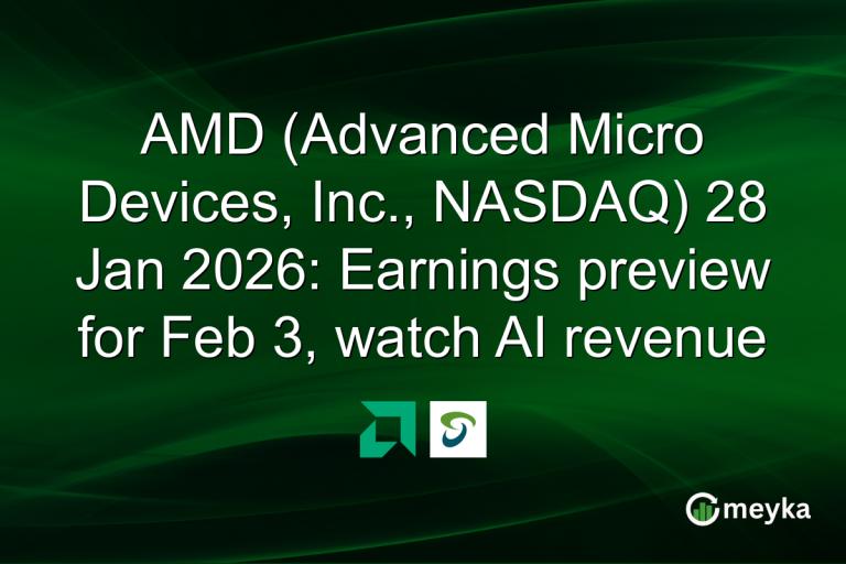 AMD (Advanced Micro Devices, Inc., NASDAQ) 28 Jan 2026: Earnings preview for Feb 3, watch AI revenue