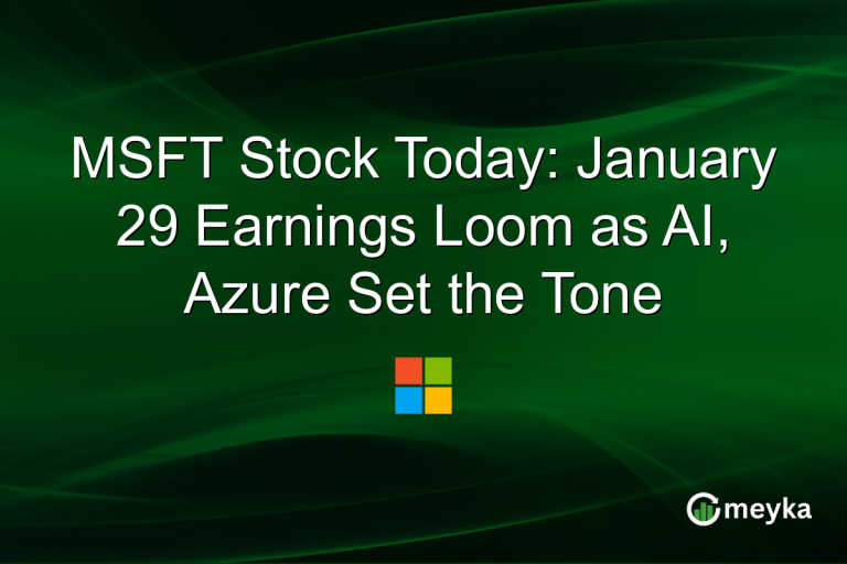 MSFT Stock Today: January 29 Earnings Loom as AI, Azure Set the Tone