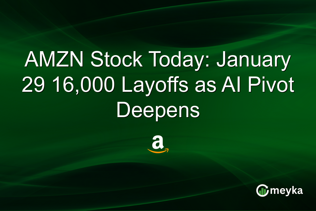 AMZN Stock Today: January 29 16,000 Layoffs as AI Pivot Deepens