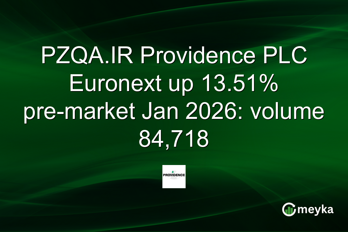 PZQA.IR Providence PLC Euronext up 13.51% pre-market Jan 2026: volume 84,718