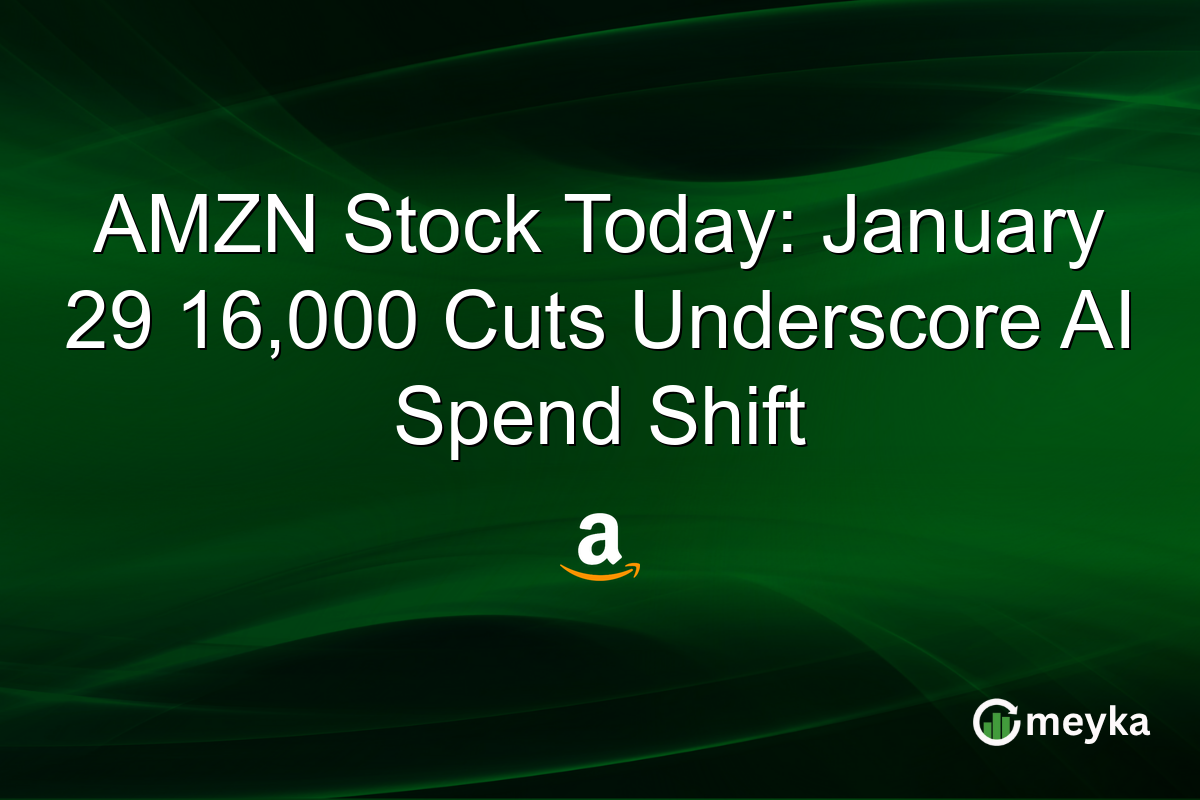 AMZN Stock Today: January 29 16,000 Cuts Underscore AI Spend Shift