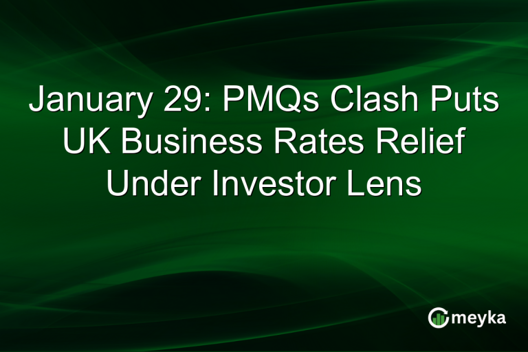January 29: PMQs Clash Puts UK Business Rates Relief Under Investor Lens