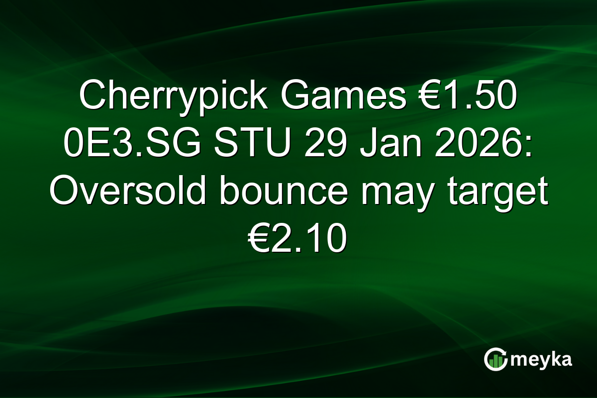 Cherrypick Games €1.50 0E3.SG STU 29 Jan 2026: Oversold bounce may target €2.10
