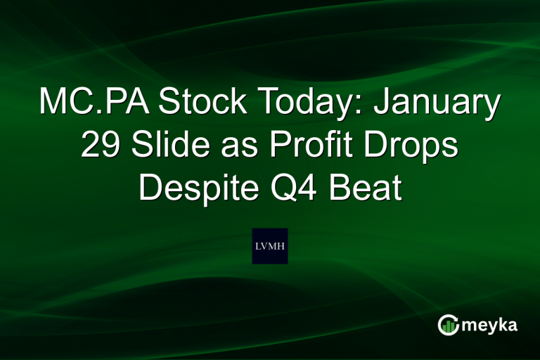MC.PA Stock Today: January 29 Slide as Profit Drops Despite Q4 Beat