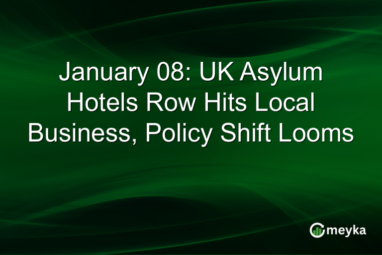January 08: UK Asylum Hotels Row Hits Local Business, Policy Shift Looms