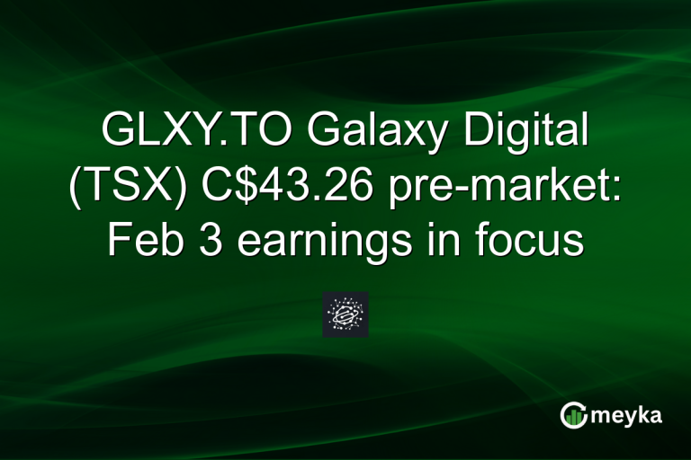 GLXY.TO Galaxy Digital (TSX) C$43.26 pre-market: Feb 3 earnings in focus