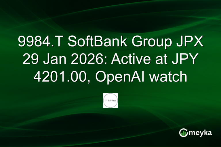 9984.T SoftBank Group JPX 29 Jan 2026: Active at JPY 4201.00, OpenAI watch