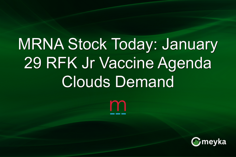 MRNA Stock Today: January 29 RFK Jr Vaccine Agenda Clouds Demand