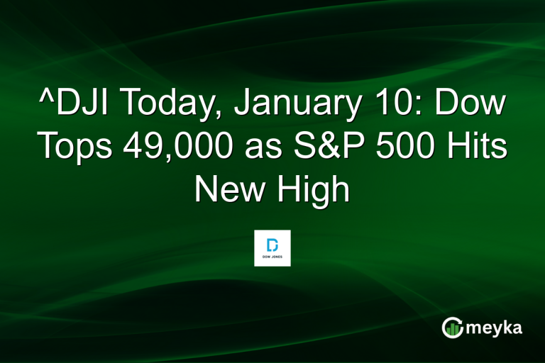 ^DJI Today, January 10: Dow Tops 49,000 as S&P 500 Hits New High