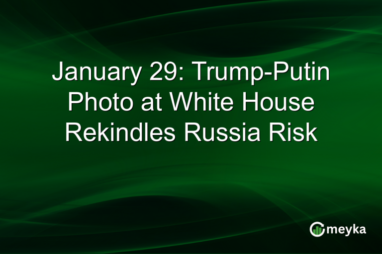 January 29: Trump-Putin Photo at White House Rekindles Russia Risk
