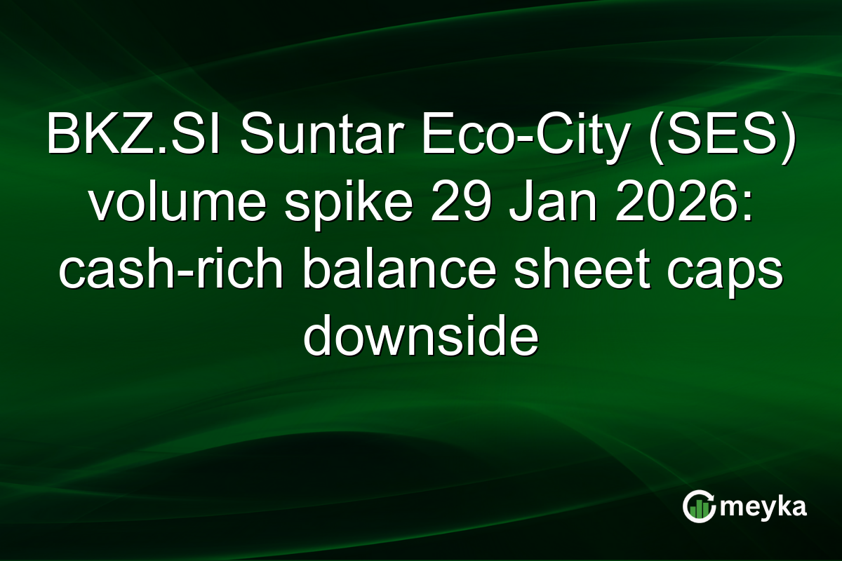 BKZ.SI Suntar Eco-City (SES) volume spike 29 Jan 2026: cash-rich balance sheet caps downside