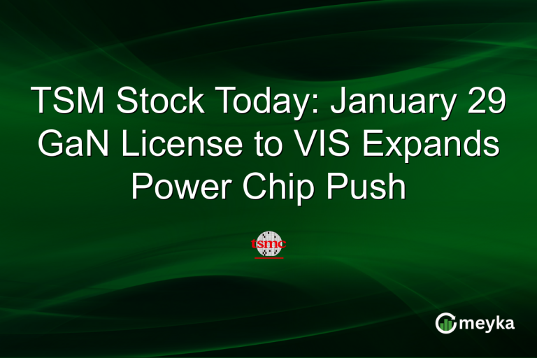 TSM Stock Today: January 29 GaN License to VIS Expands Power Chip Push