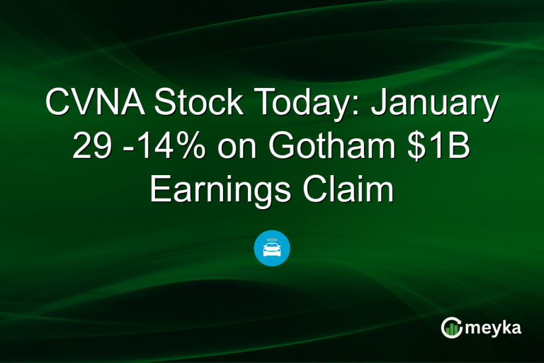 CVNA Stock Today: January 29 -14% on Gotham $1B Earnings Claim