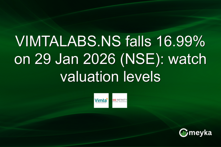 VIMTALABS.NS falls 16.99% on 29 Jan 2026 (NSE): watch valuation levels