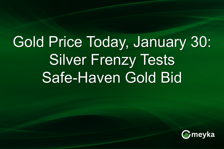 Gold Price Today, January 30: Silver Frenzy Tests Safe-Haven Gold Bid