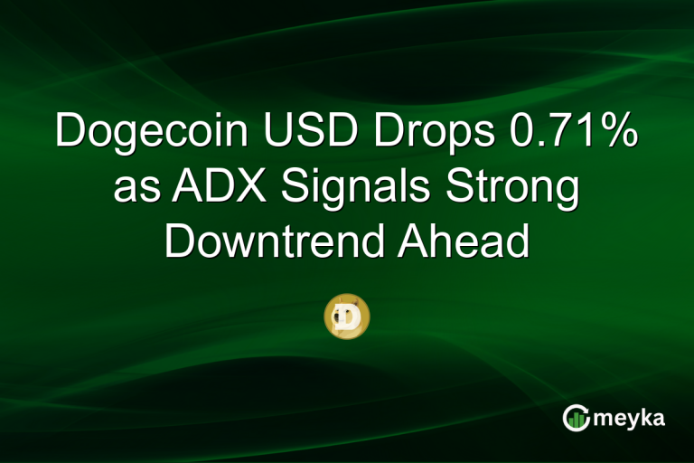 Dogecoin USD Drops 0.71% as ADX Signals Strong Downtrend Ahead