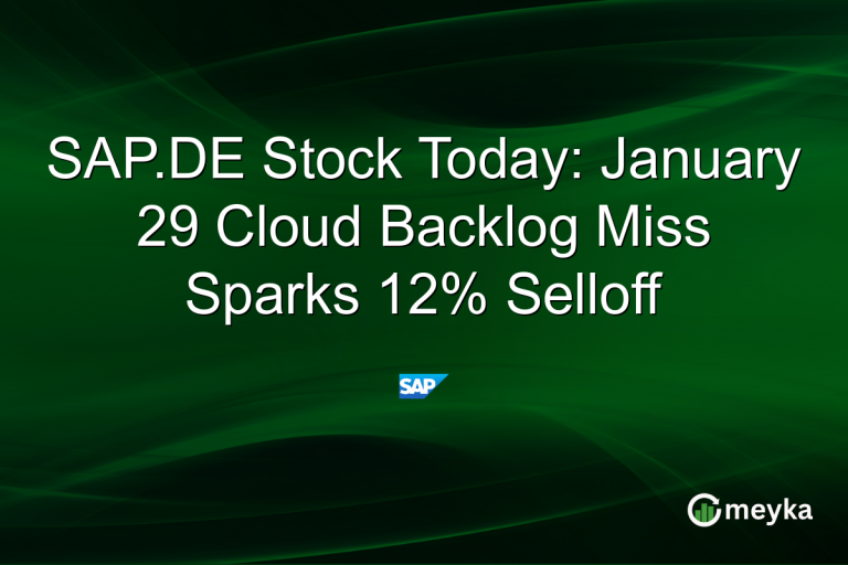 SAP.DE Stock Today: January 29 Cloud Backlog Miss Sparks 12% Selloff