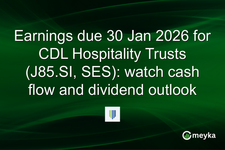 Earnings due 30 Jan 2026 for CDL Hospitality Trusts (J85.SI, SES): watch cash flow and dividend outlook