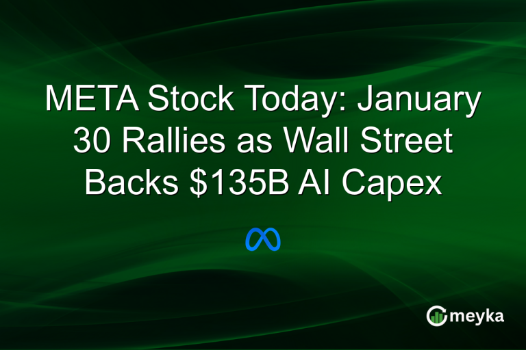 META Stock Today: January 30 Rallies as Wall Street Backs $135B AI Capex