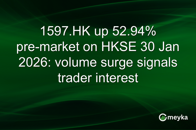 1597.HK up 52.94% pre-market on HKSE 30 Jan 2026: volume surge signals trader interest
