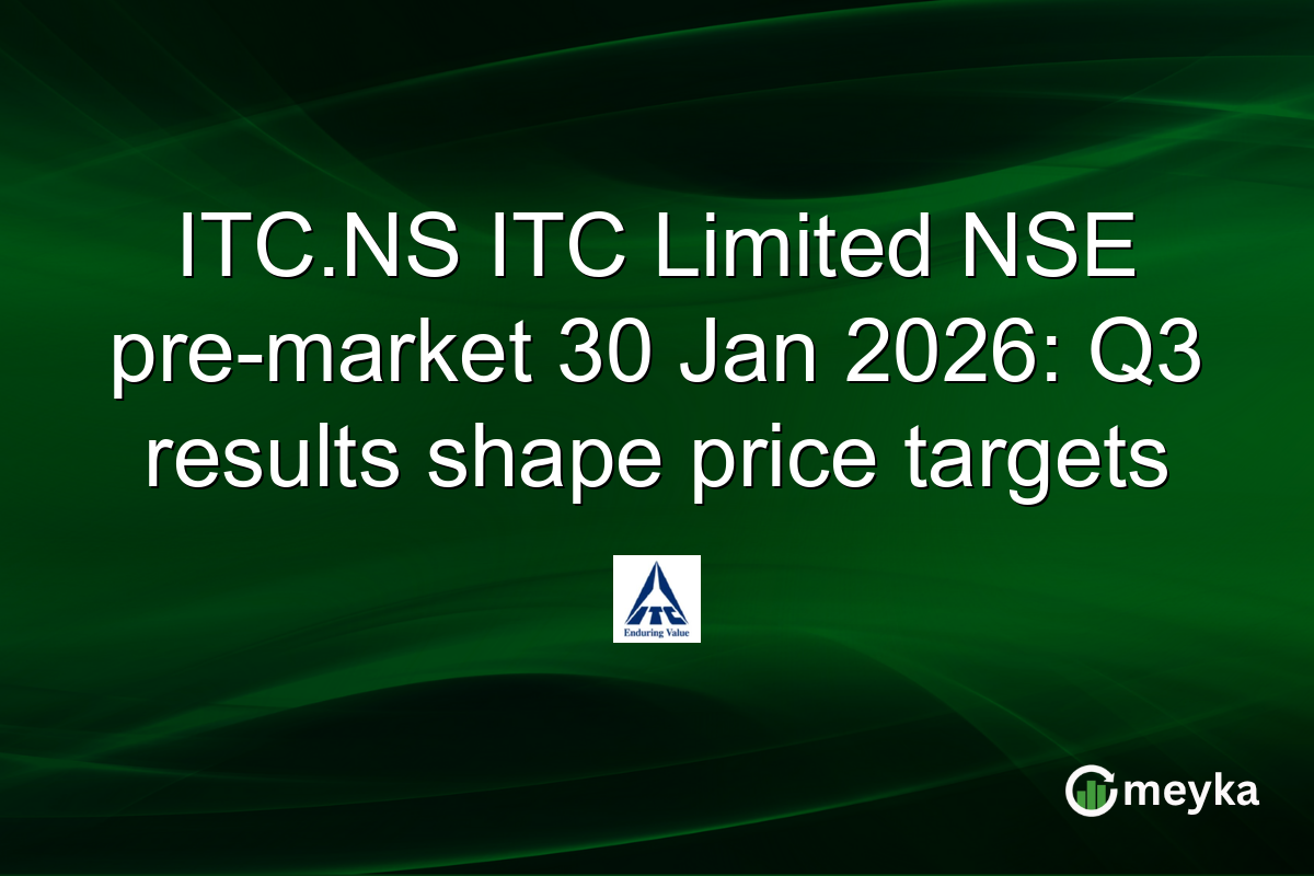 ITC.NS ITC Limited NSE pre-market 30 Jan 2026: Q3 results shape price targets