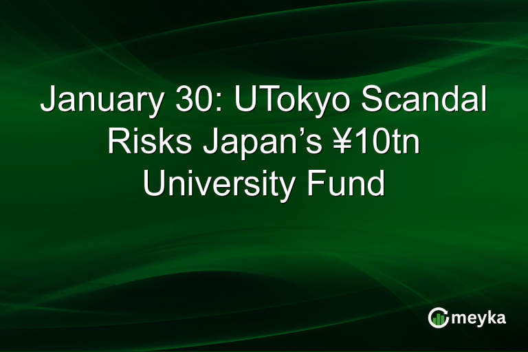 January 30: UTokyo Scandal Risks Japan’s ¥10tn University Fund
