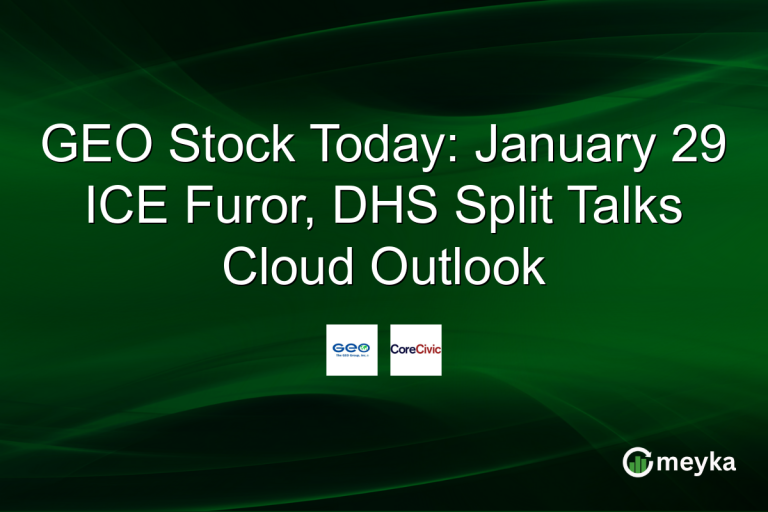 GEO Stock Today: January 29 ICE Furor, DHS Split Talks Cloud Outlook