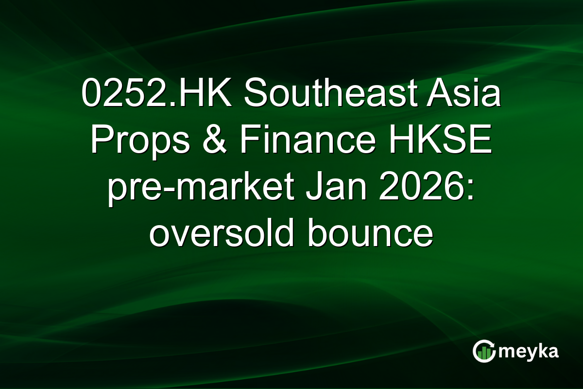 0252.HK Southeast Asia Props & Finance HKSE pre-market Jan 2026: oversold bounce