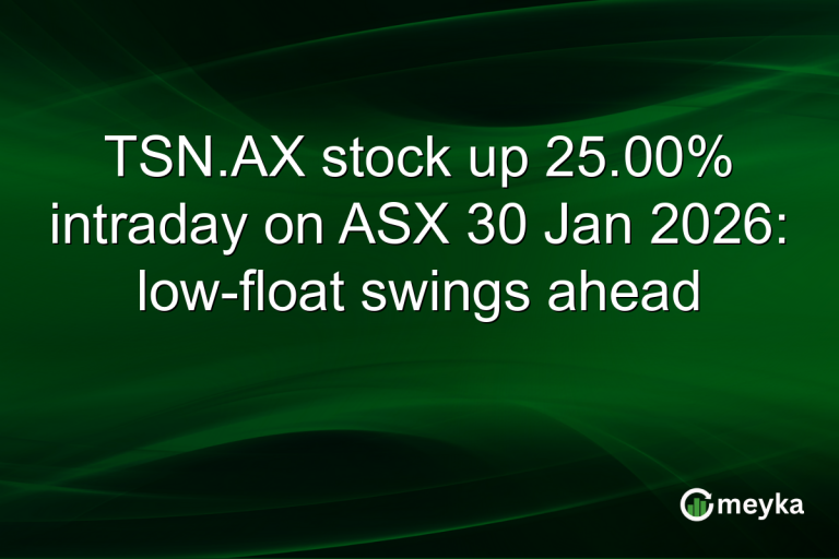 TSN.AX stock up 25.00% intraday on ASX 30 Jan 2026: low-float swings ahead