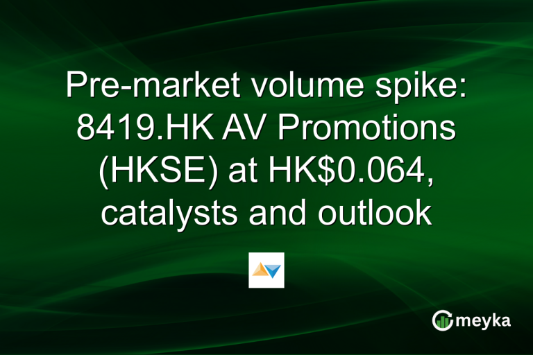 Pre-market volume spike: 8419.HK AV Promotions (HKSE) at HK$0.064, catalysts and outlook