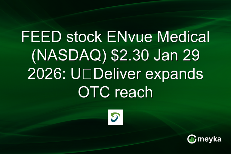 FEED stock ENvue Medical (NASDAQ) $2.30 Jan 29 2026: U‑Deliver expands OTC reach