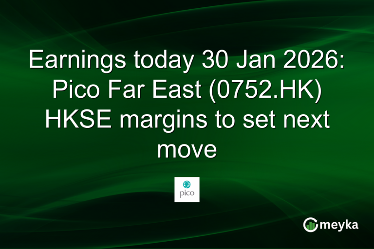 Earnings today 30 Jan 2026: Pico Far East (0752.HK) HKSE margins to set next move