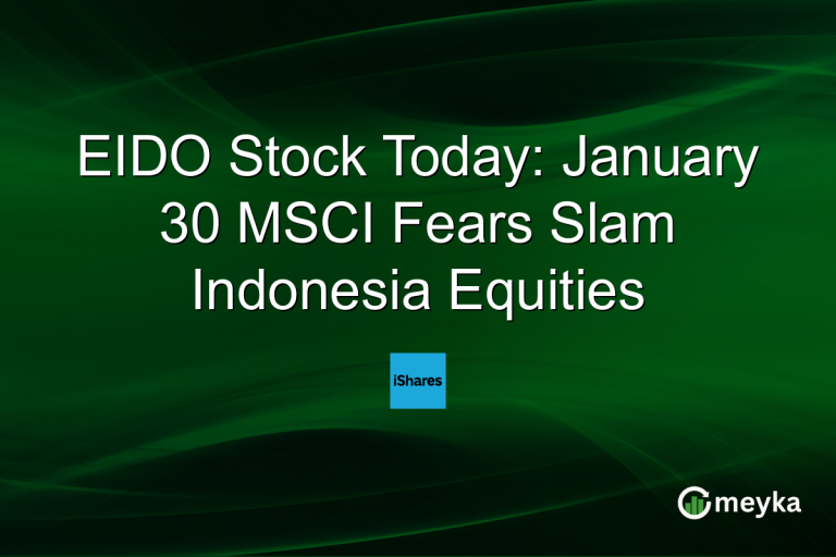 EIDO Stock Today: January 30 MSCI Fears Slam Indonesia Equities
