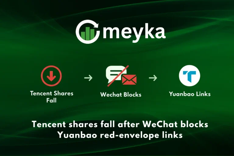 Tencent shares fall after WeChat blocks Yuanbao red-envelope links