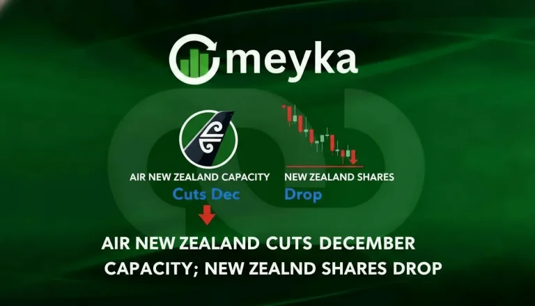 Air New Zealand Cuts December Capacity; New Zealand Shares Drop