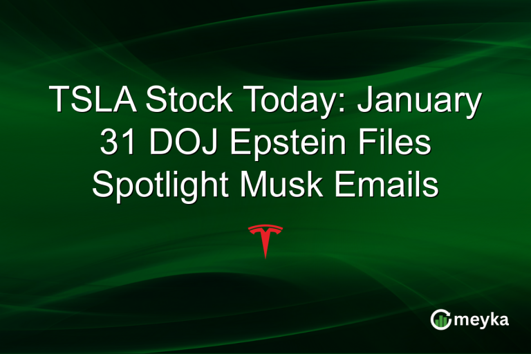 TSLA Stock Today: January 31 DOJ Epstein Files Spotlight Musk Emails