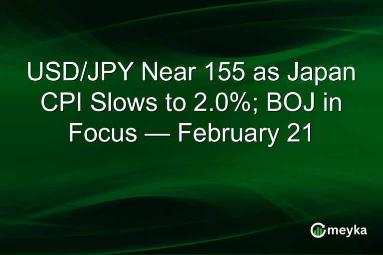 USD/JPY Near 155 as Japan CPI Slows to 2.0%; BOJ in Focus — February 21